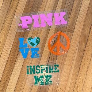 Victoria’s Secret Pink window clings set of 4